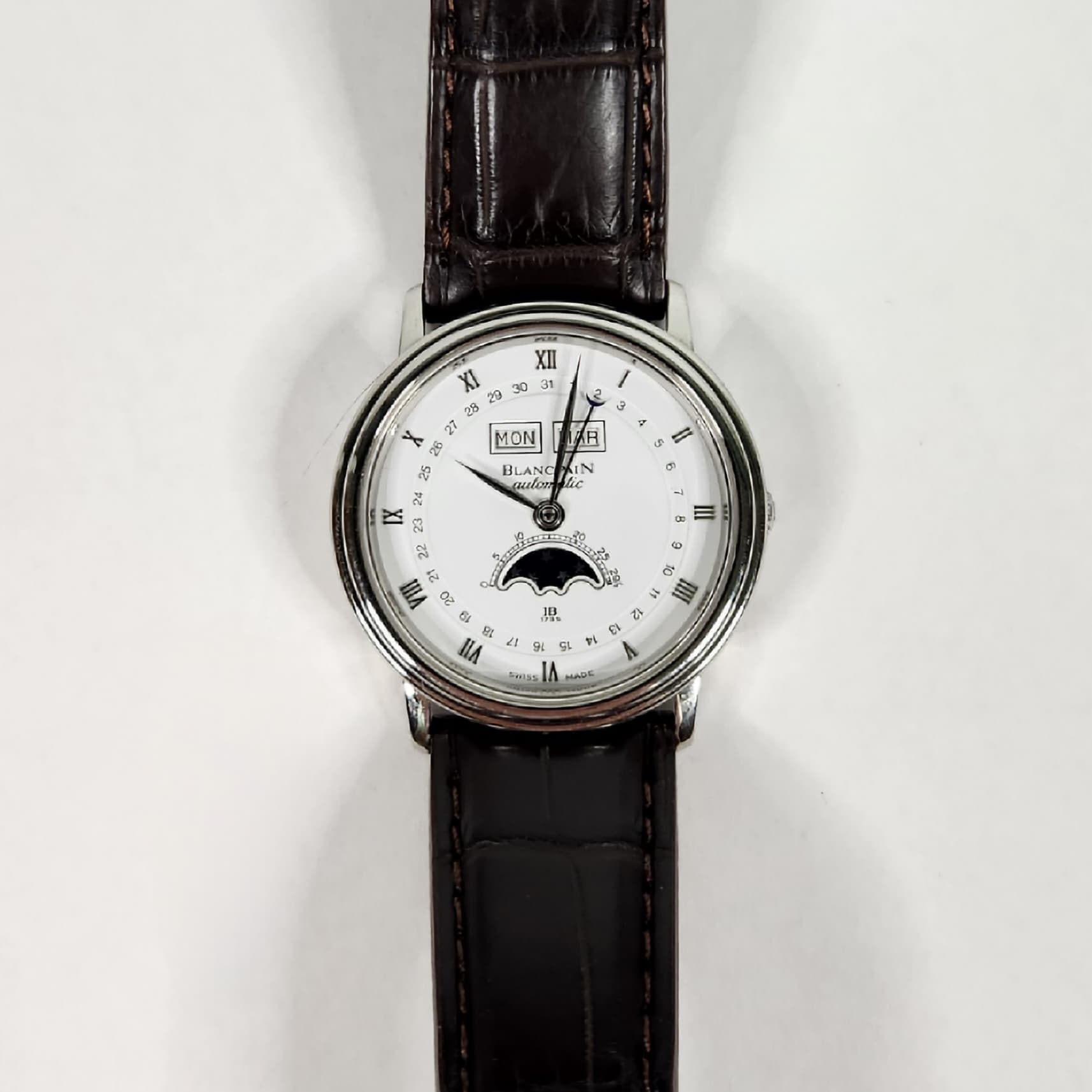 블랑팡 빌레레 트리플캘린더 34mm 6553-1127-A55