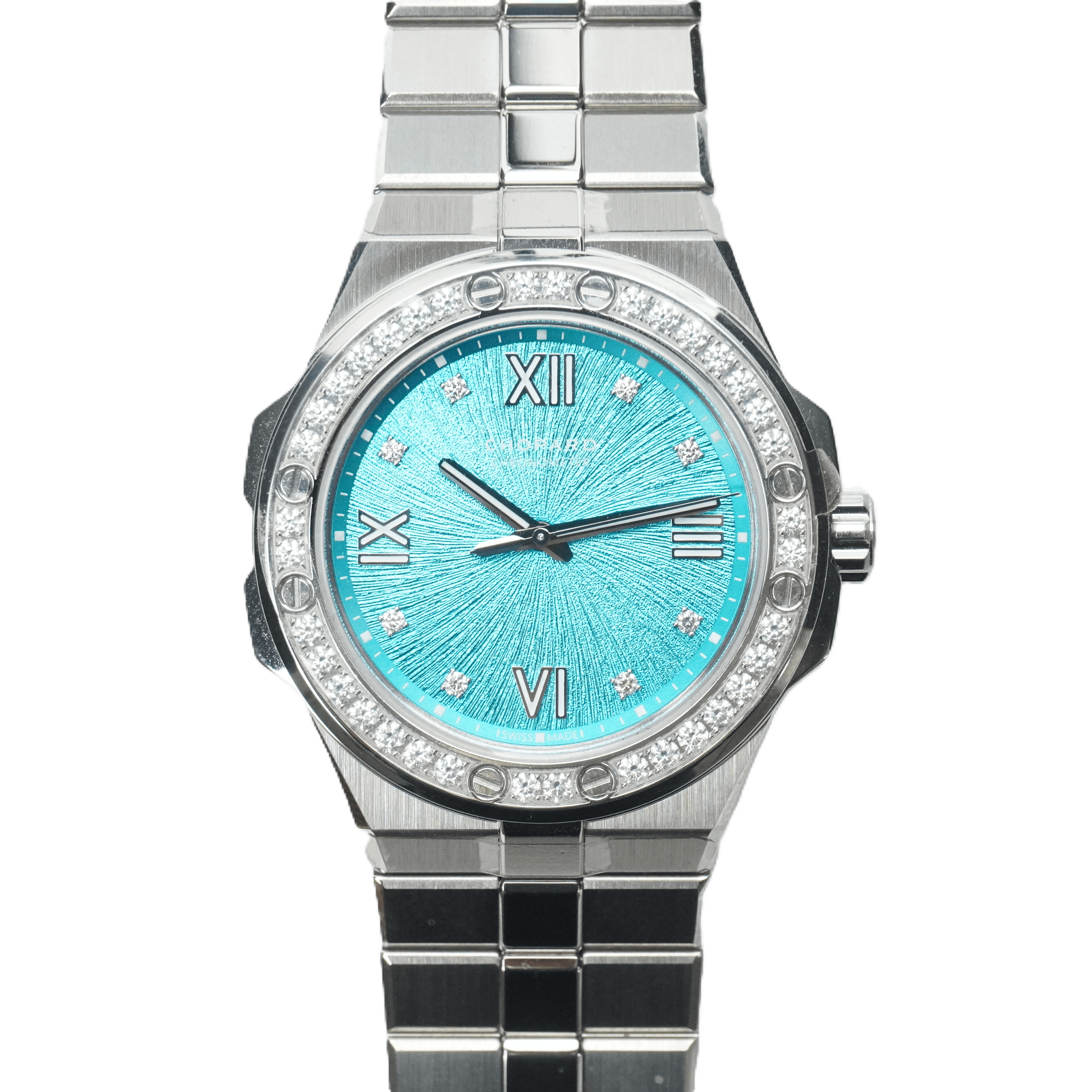 쇼파드 알파인이글 다이아 36mm 티파니 다이얼