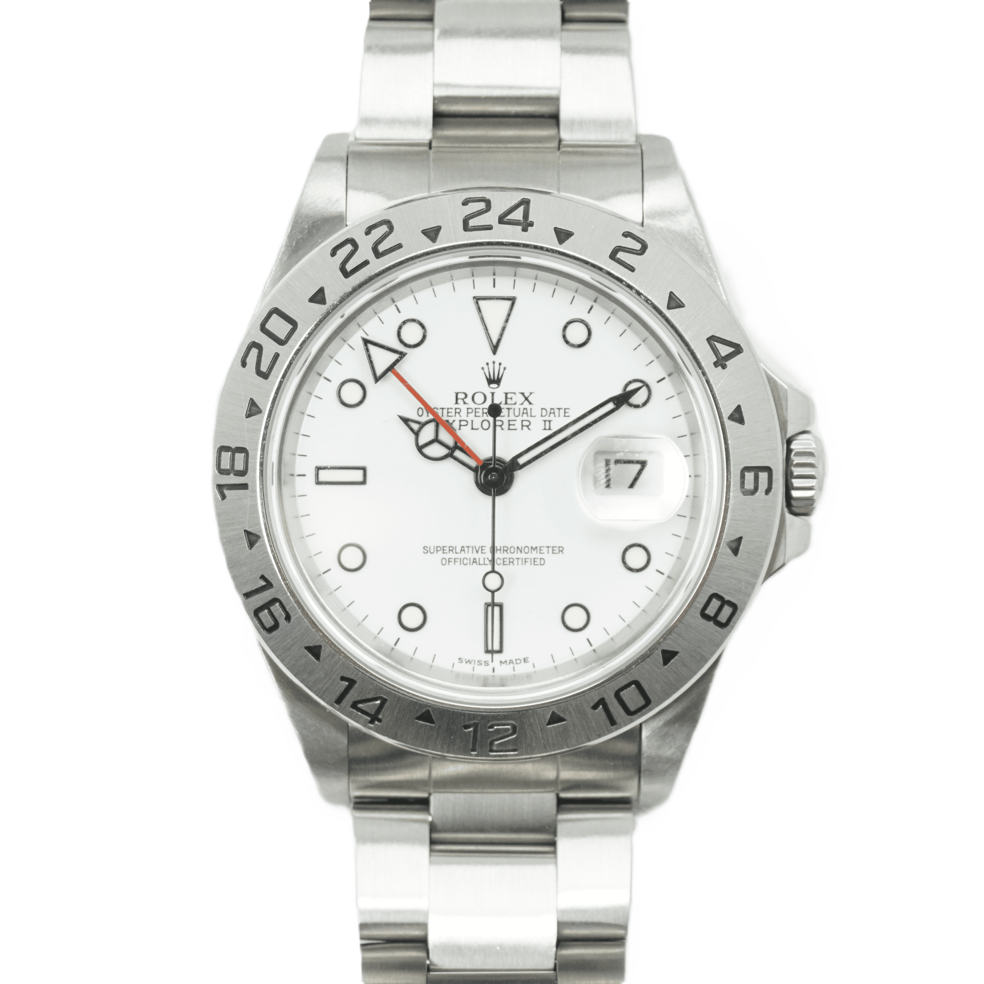 롤렉스 익스플로러2 16570 "폴라" 다이얼