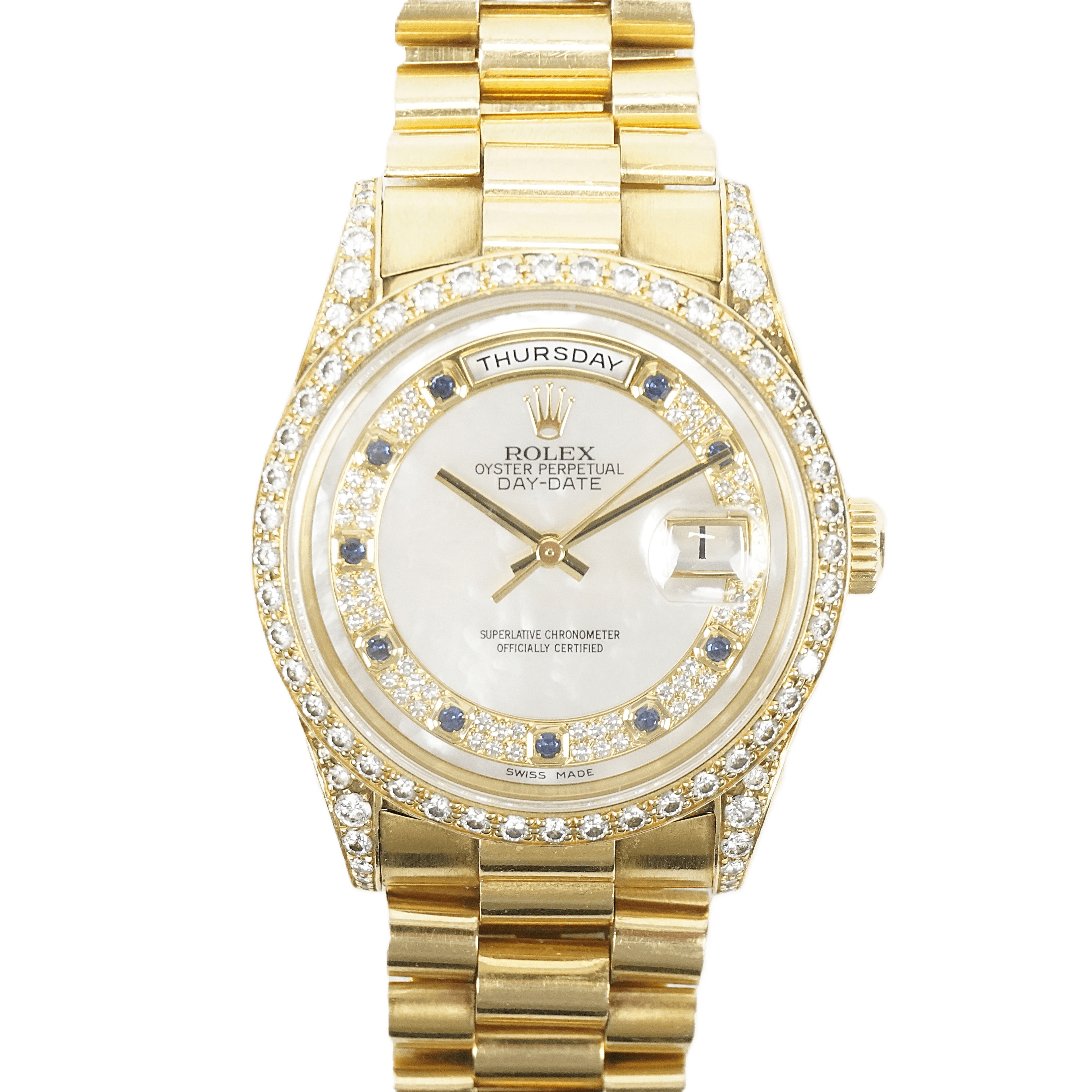 롤렉스 "프레지던트" 데이데이트