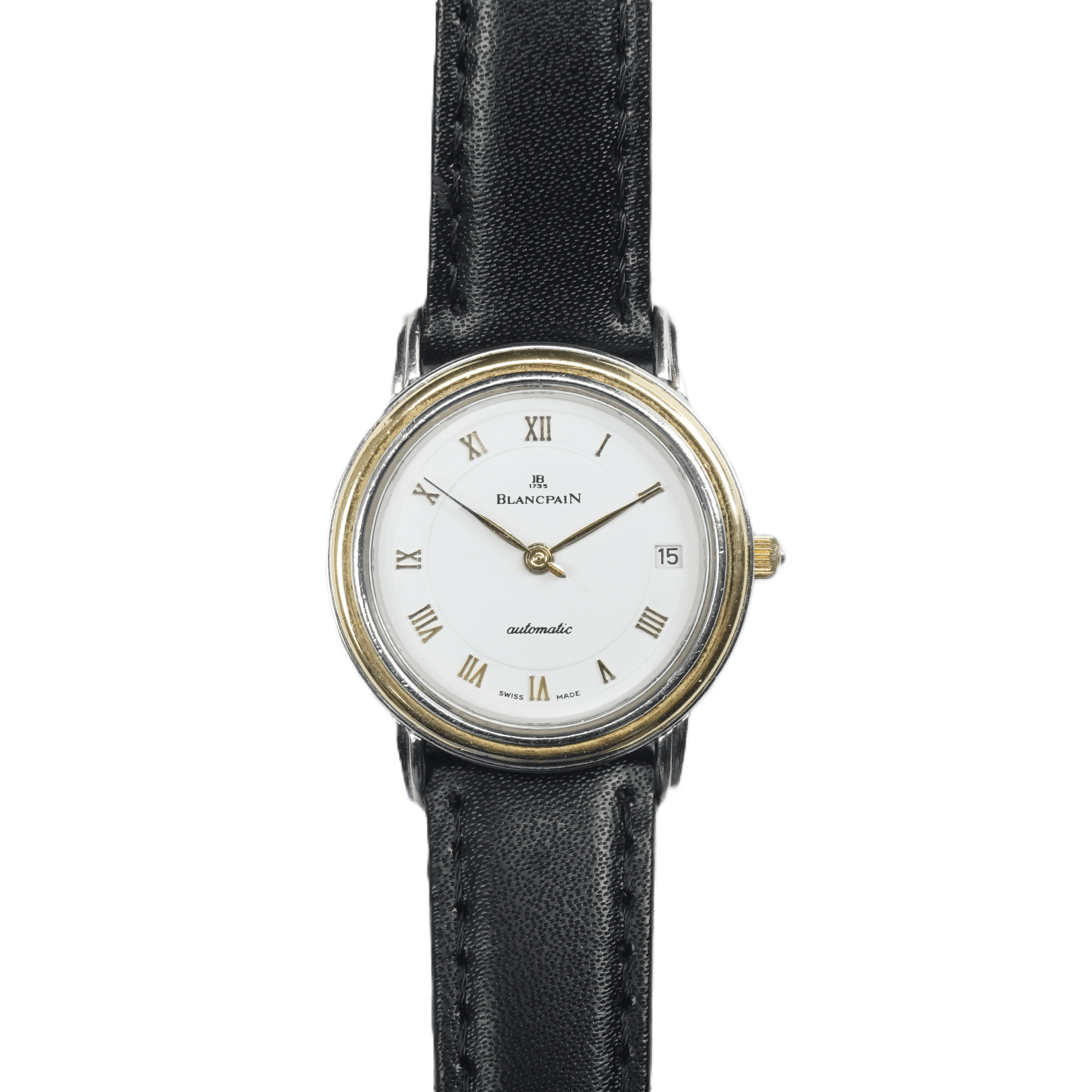 블랑팡 빌레레 여성용 스틸 골드 콤비 0095-1127-58