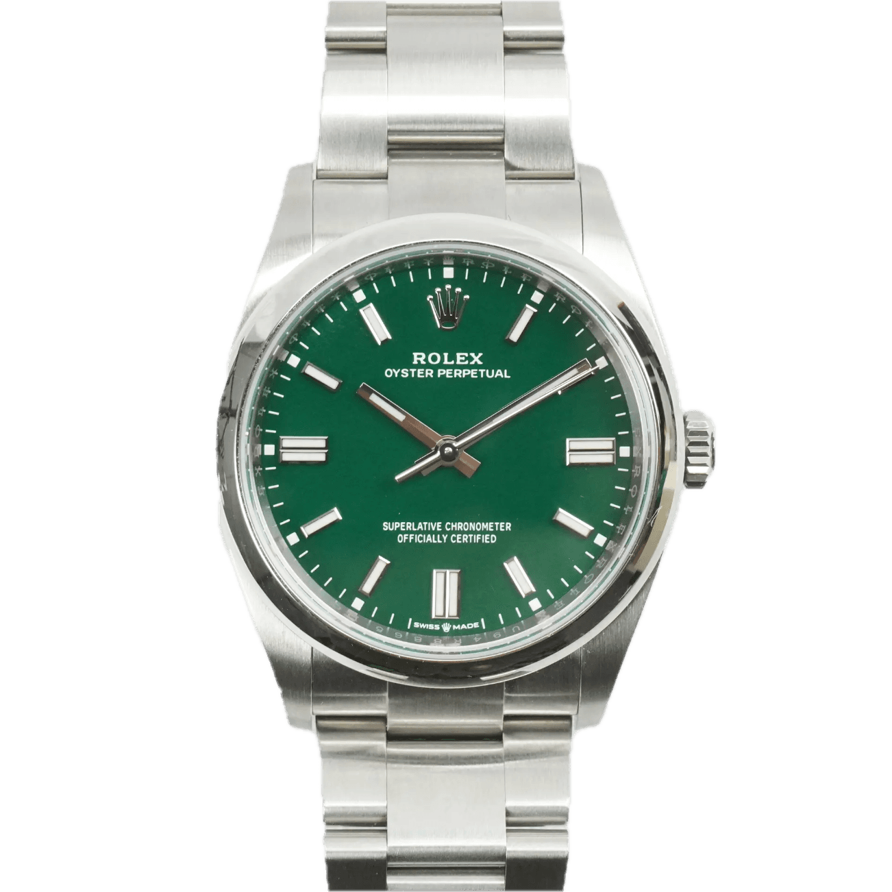 롤렉스 오이스터 퍼페츄얼 124300 그린 41mm